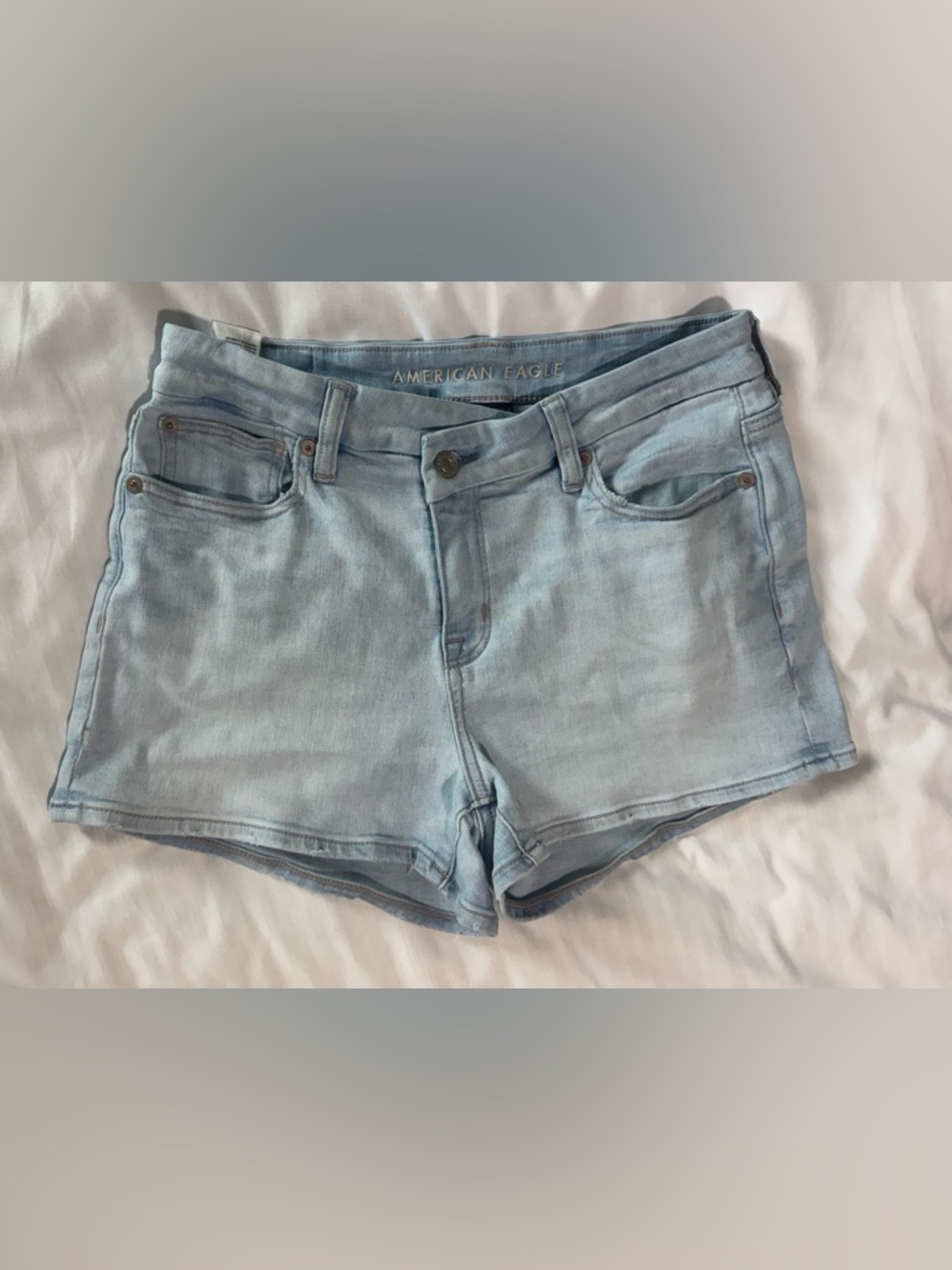 American Eagle Outfitters Light Wash Denim Shorts
